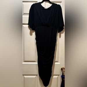 Kiyonna Ruched Midi Dress